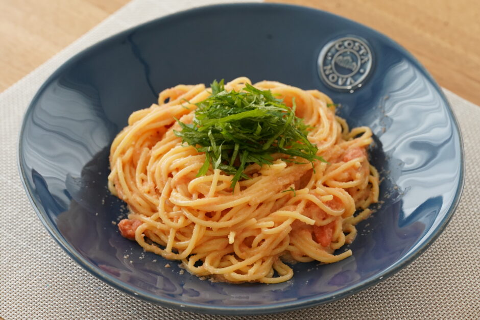たらこパスタの写真