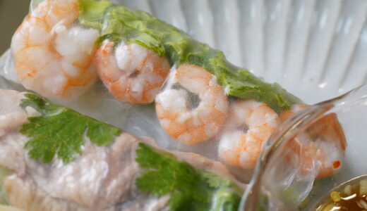Fresh Spring Rolls with Rice Paper for Home Party