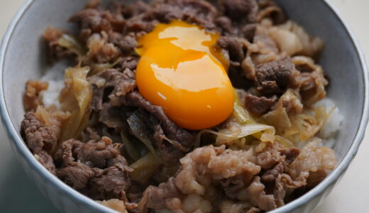 Easy Sweet Spicy Japanese Gyudon(Beef Rice Bowl)