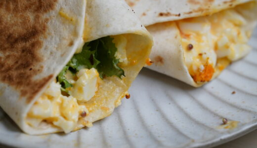 (Tortilla Week #1) Easy Egg Tortilla Wrap