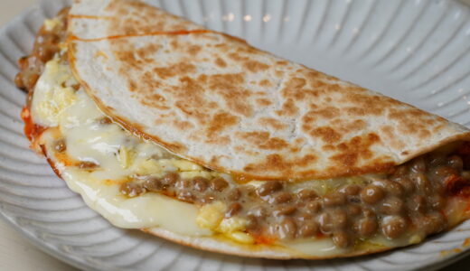 納豆トルティーヤ