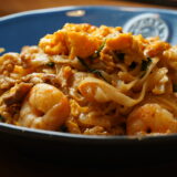 無印良品のパッタイ手づくりキットで作る豚肉とエビ具たくさんレシピ