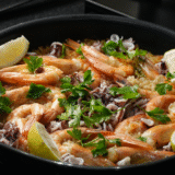 Seafood Paella with Head-On Shrimp – Full of Aroma and FlavorPaella