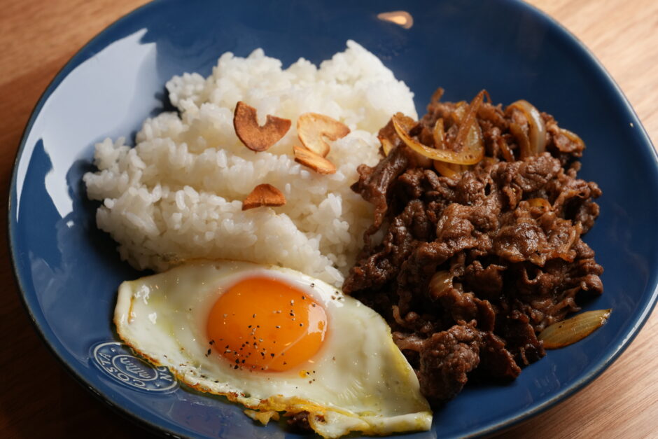 ケイジャンスパイスとビーフライスの写真