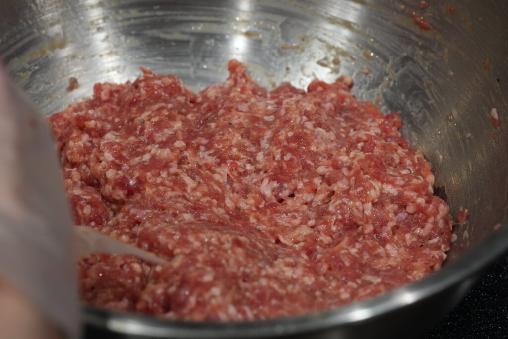 ロコモコを作る際の写真