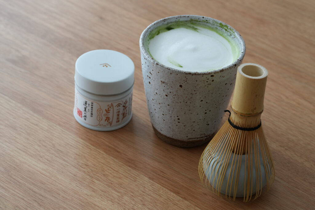 抹茶ラテの写真