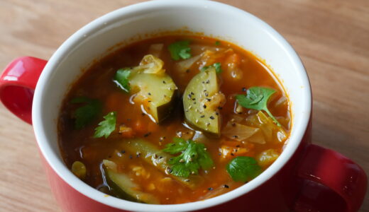 Cozy Veggie Minestrone with Zucchini & Green Beans