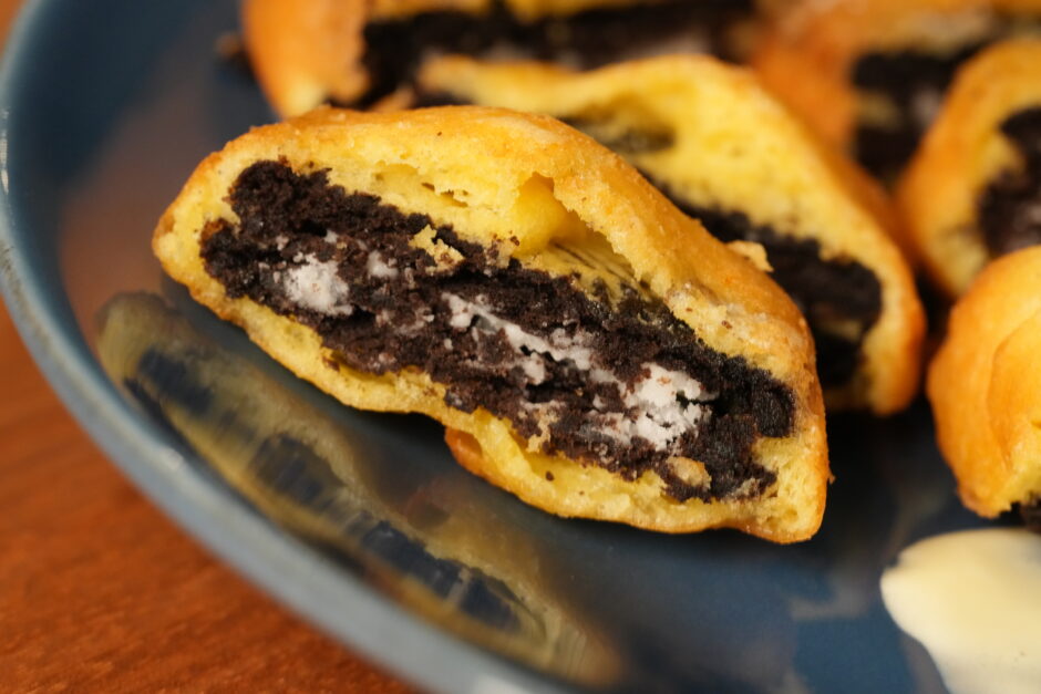 揚げオレオの写真